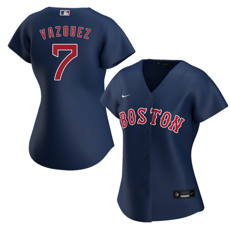 Nike Women #7 Christian Vazquez Boston Red Sox Baseball Jerseys Sale-Navy